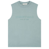 FEAR OF GOD Flocked logo letter print Sleeveless T-Shirts